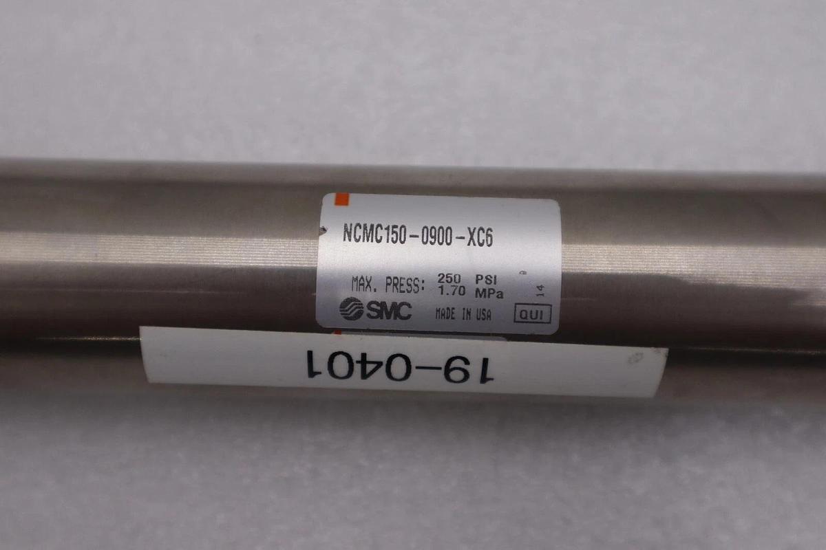 NEW OPEN BOX SMC NCMC150-0900-XC6 / NCMC1500900XC6 AIR CYLINDER STOCK 4834-A