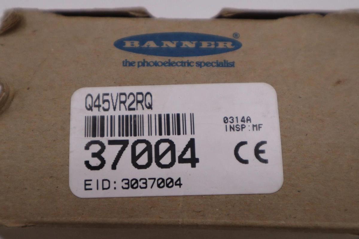 Used NEW BANNER Q45VR2RQ PHOTOELECTRIC RUGGED RECTANGLE SENSOR STOCK H491A