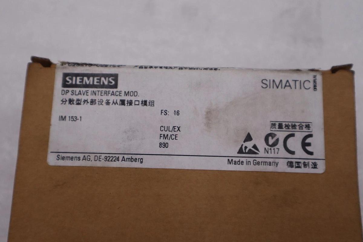 Used NEW IN BOX Siemens 6ES7 153-1AA03-0XB0 Simatic S7 ET 200M STOCK H23A