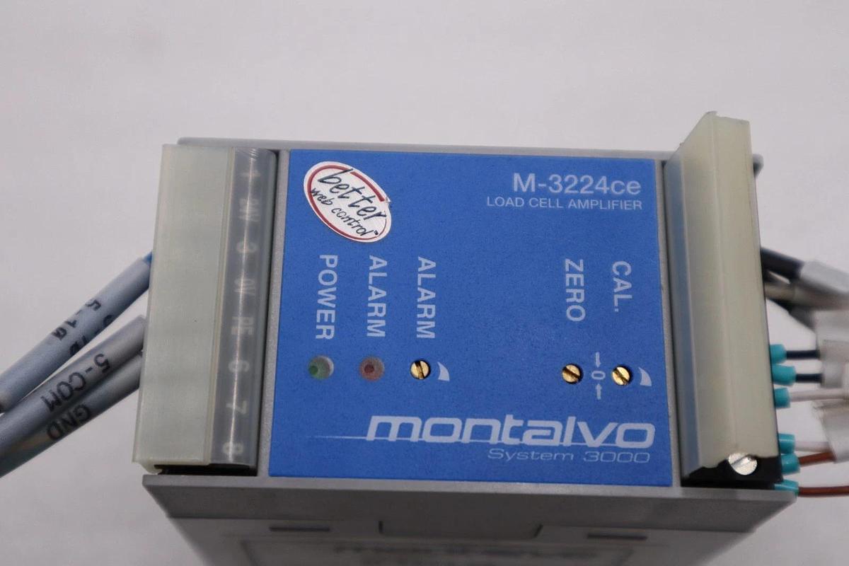 Used MONTALVO M3224-CE / M3224CE LOAD CELL AMPLIFIER STOCK H1816