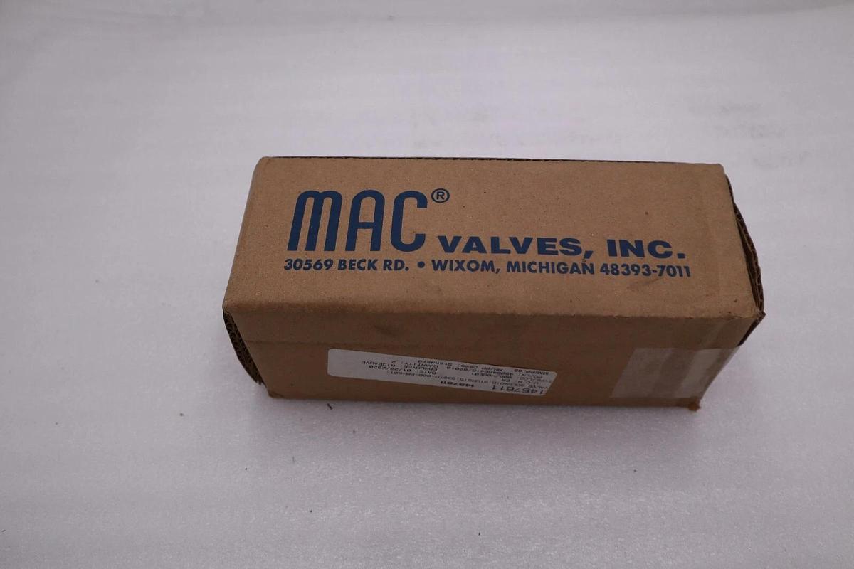 NEW MAC Valves Inc. 6321D-000-PM-501DA Solenoid Valve STOCK H1214