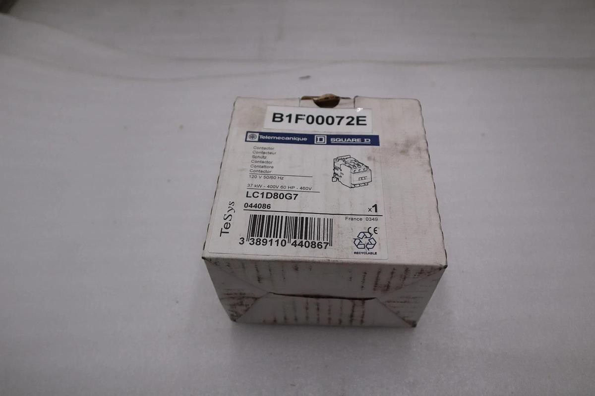 Used NEW LC1D80G7 Contactor 120V coil Schneider Contactor LC1D80G7 STOCK G-51B