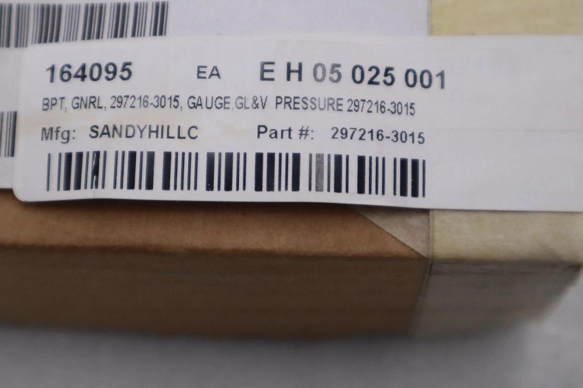 Used NEW Wika 4" NACE Sour Gas Service Gauge Range 0-100 PSI 0-680 kPa STOCK G642A