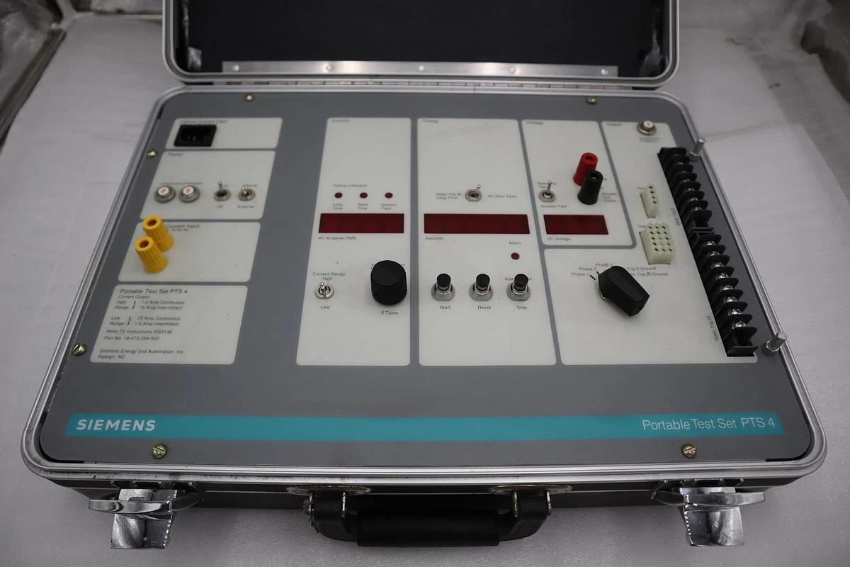 NEW OPEN BOX Siemens PTS 4 18-473-254-502 Breaker Portable Test Set STK H1061
