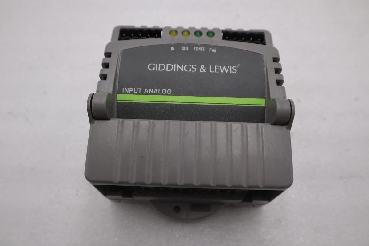 Used Giddings & Lewis M.1017.3098 R2 ANALOG INPUT 4 CH I/O Module STOCK 656-D