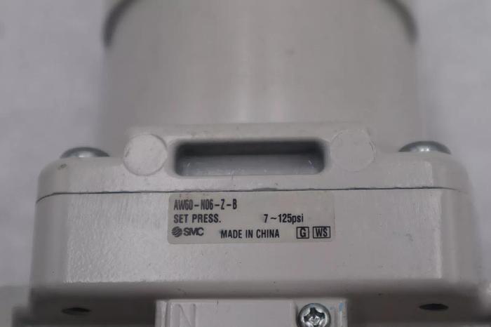 Used SMC AW60-N06-Z-B Compressed Air Line Filter Regulator 7-125 PSI 3/4" STOCK 4881