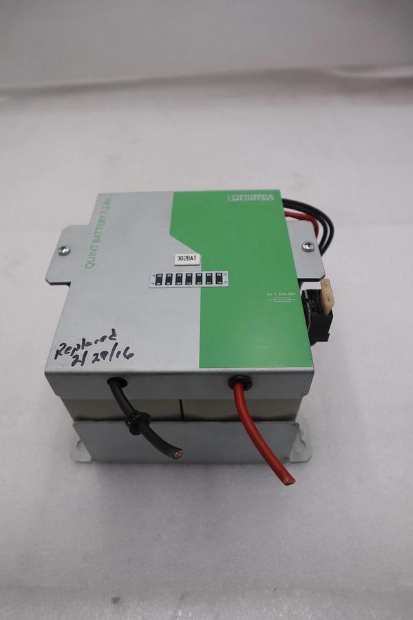 Used QUINT-BAT/24DC/7, 2AH PHOENIX CONTACT BATTERY PACK STOCK K-3474
