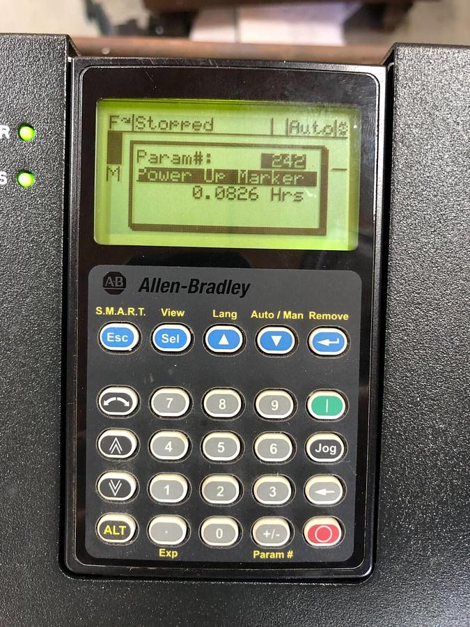Used NEW 2022 ALLEN BRADLEY 20BD180A0ANNAND0 POWERFLEX 700 DRIVE VFD 150 HP STK S-279