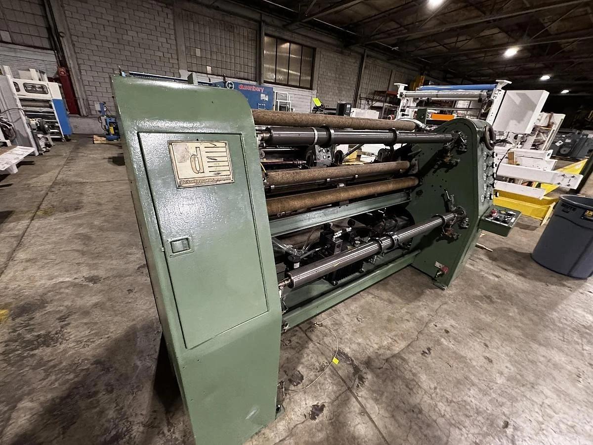 Used 62" DUSENBERY MODEL 635 BL DUPLEX SLITTER REWINDER