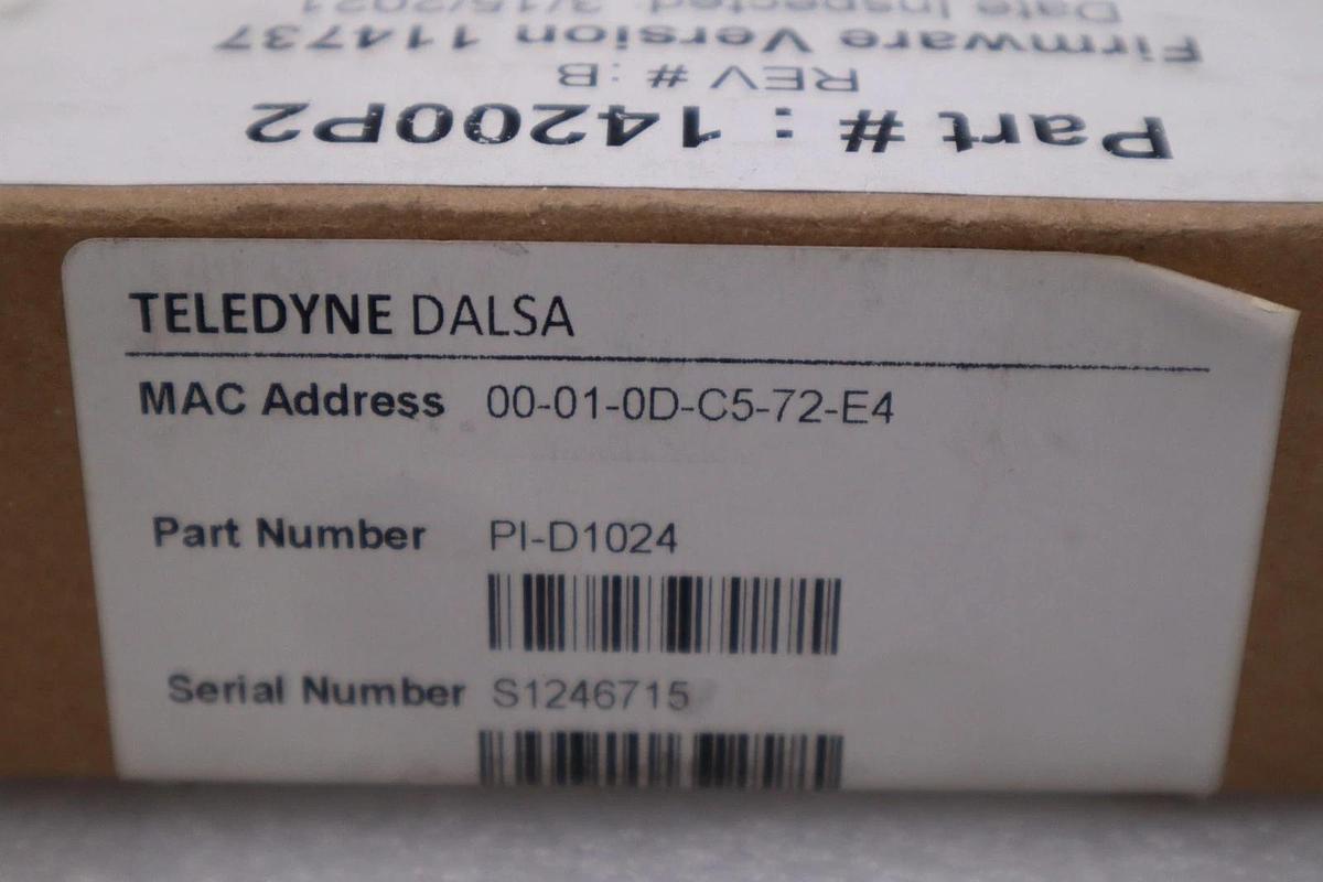 TELEDYNE DALSA CR-GM00-H102410 CCD Camera NEW IN BOX H636A