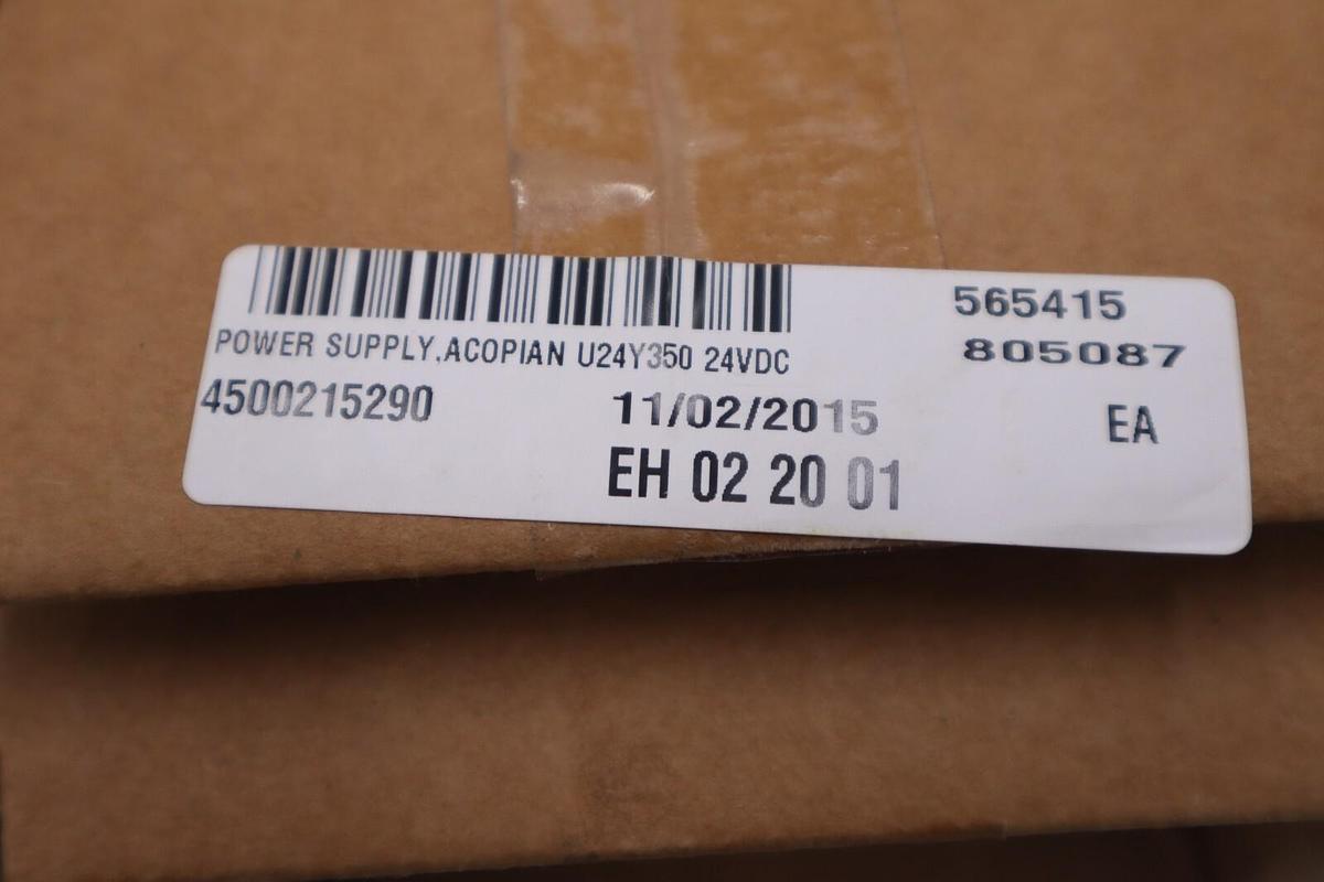 Used NEW OPEN BOX ACOPIAN U24Y350 250V 1-1/2A POWER SUPPLY STOCK G485A