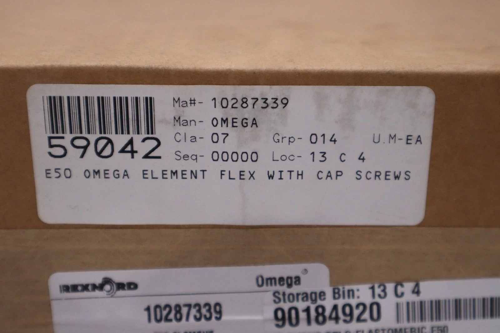 Used New SEALED Rexnord 10287339 Omega E50 Stock GF-1310