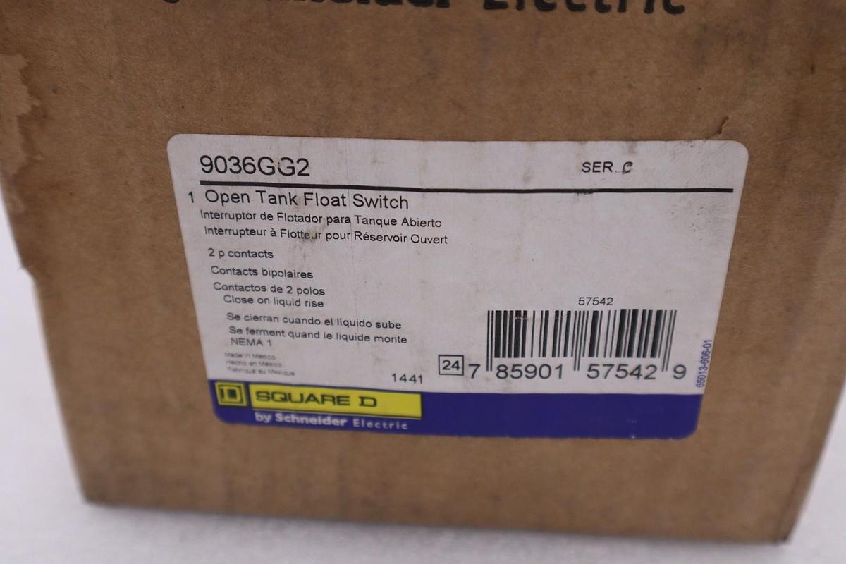 Used SCHNEIDER ELECTRIC 9036GG2 Square D 9036 Open Tank Float Switch STK GF485