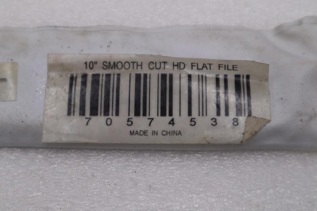 LOT OF 3 - Grobet 10" Smooth Cut Flat American Pattern File USA #H709A
