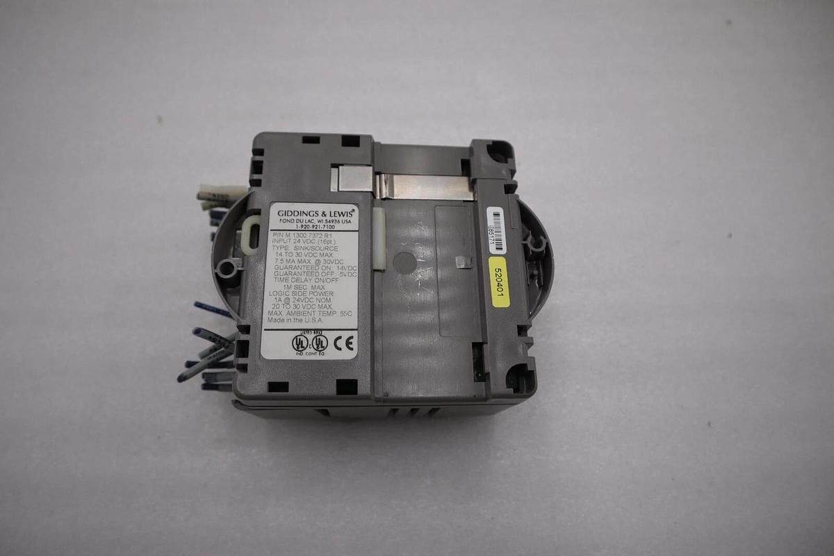 Used Giddings & Lewis M.1300.7372 R1 Input Module 24VDC SINK/SOURCE STOCK 5169A
