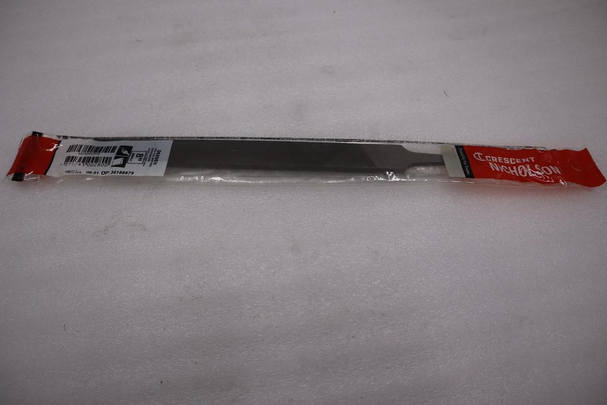 LOT OF 2 - NEW CRESCENT NICHOLSON 06898N FILE 8" KNIFE BASTARD STOCK H706A