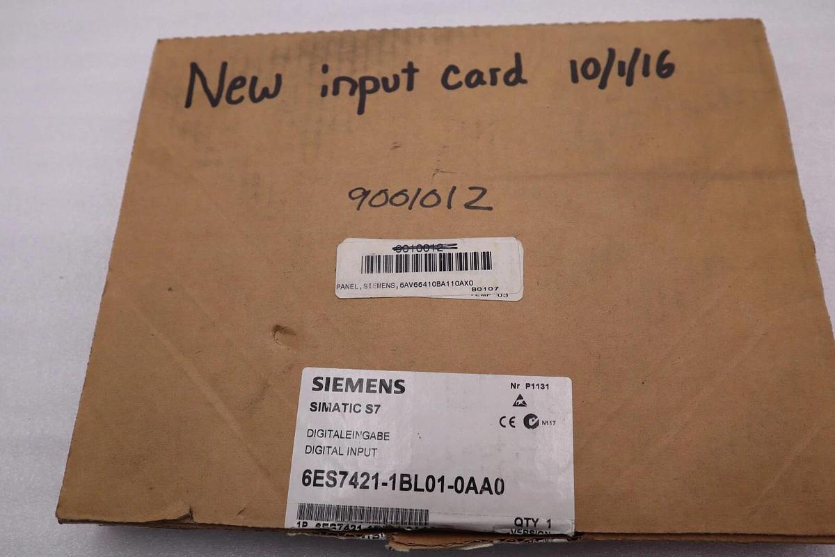 Used SIEMENS SIMATIC S7 6ES7 421-1BL01-0AA0 PLC INPUT MODULE STOCK K-3845