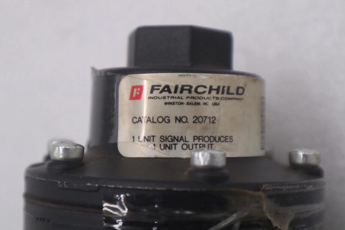 FAIRCHILD 20712 AIR VOLUME BOOSTER STOCK #K-3708