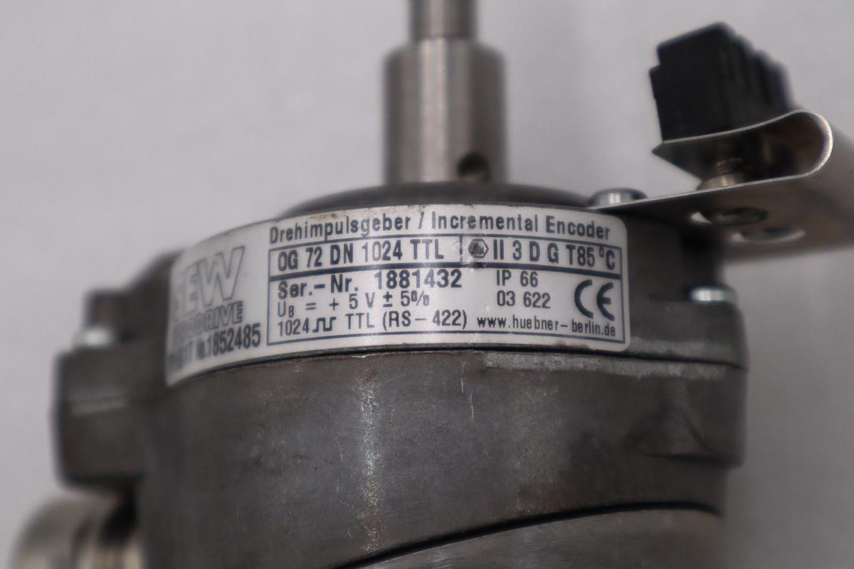 Used SEW-EURODRIVE 1852485 Incremental Encoder 0G 72 DN 1024 TTL NEW STOCK H1411A