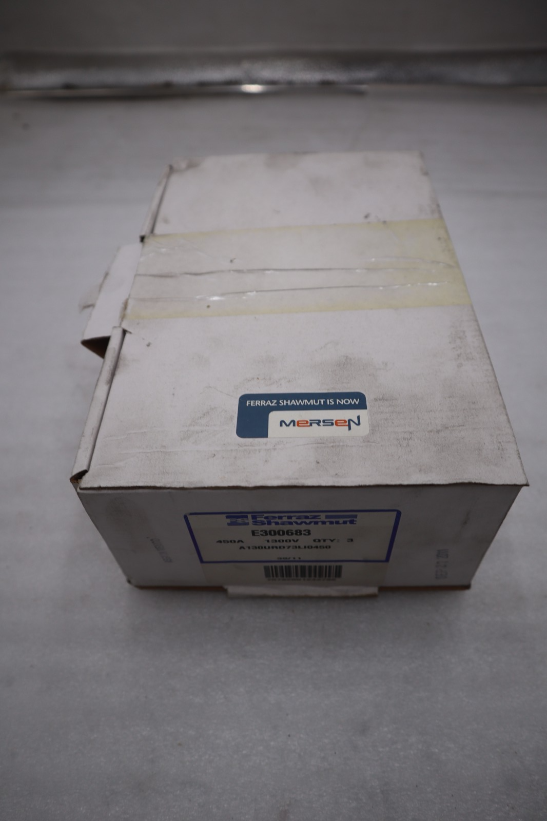 BOX OF THREE NEW IN BOX FERRAZ SHAWMUT MERSEN E300683 FUSES STOCK GF-298A