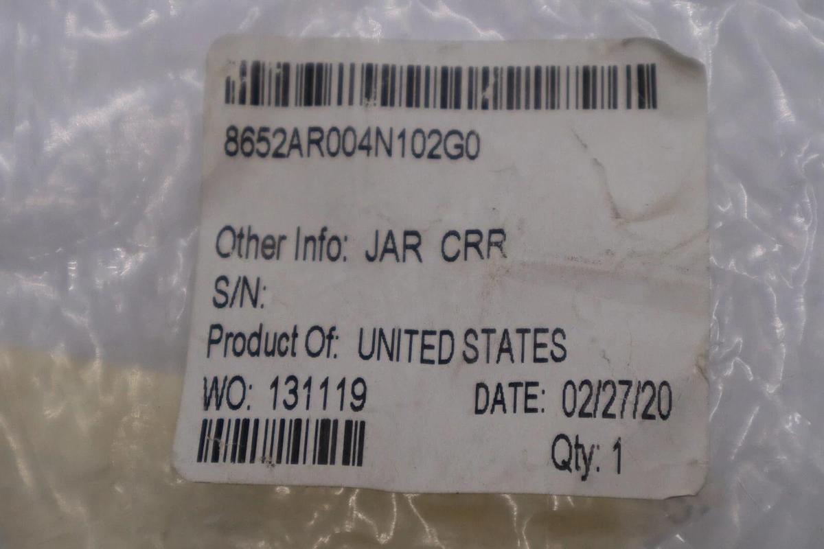 Used NEW ASCO 8652AR004N102G0 / 8652AR004N102G0 PRESSURE REGULATOR STOCK H425A