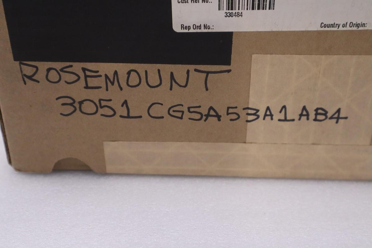 Rosemount 3051CG5A53A1AB4 Pressure Transmitter NEW IN BOX STOCK GF-303