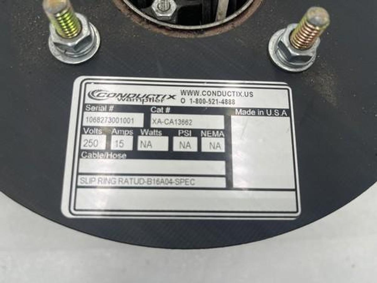Used NEW CONDUCTIX WAMPFLER ELECTRIC CABLE CORD REEL XA-CA13662 STOCK 3426A