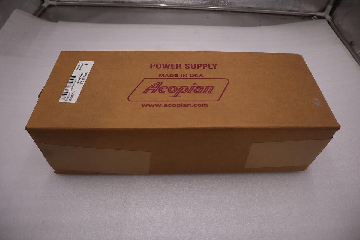 NEW ACOPIAN A6MT1100 GOLD BOX AC-DC SINGLE OUTPUTSTOCK G273
