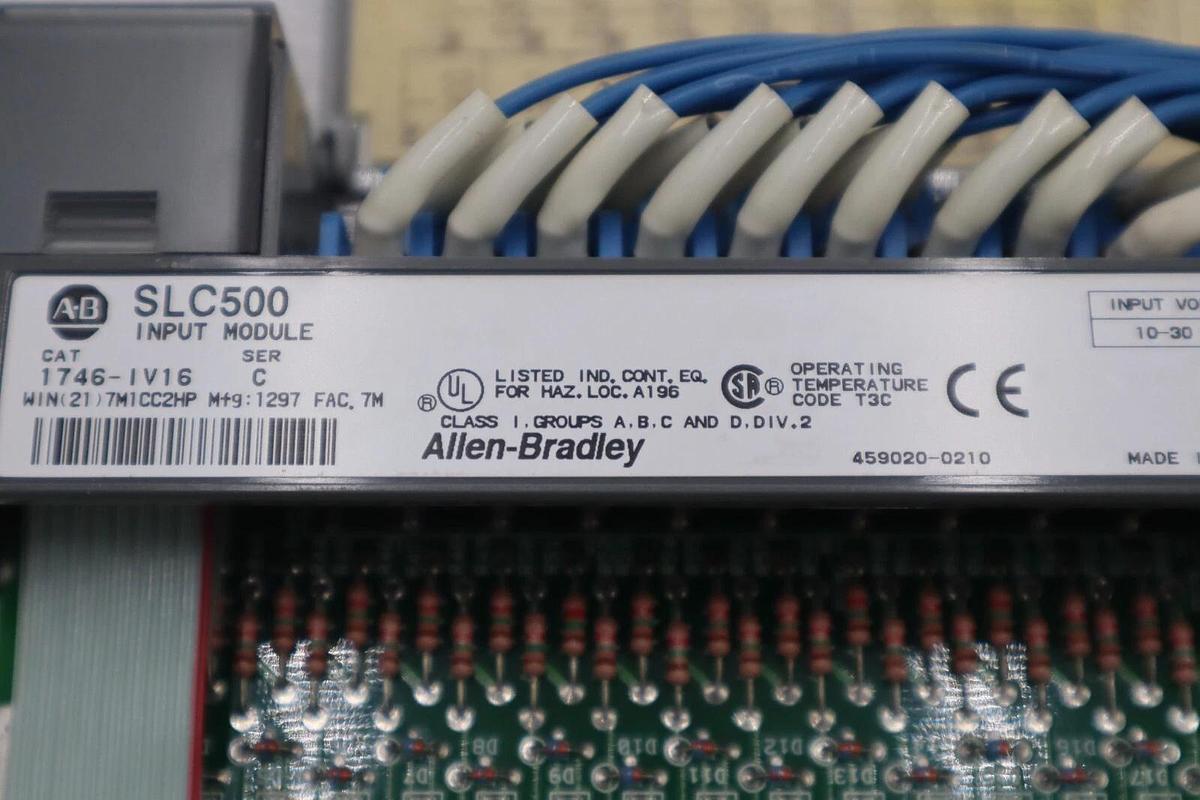 Used ALLEN BRADEY AB 1746-IV16 SLC 500 SERIES C INPUT MODULE STK K-86-D