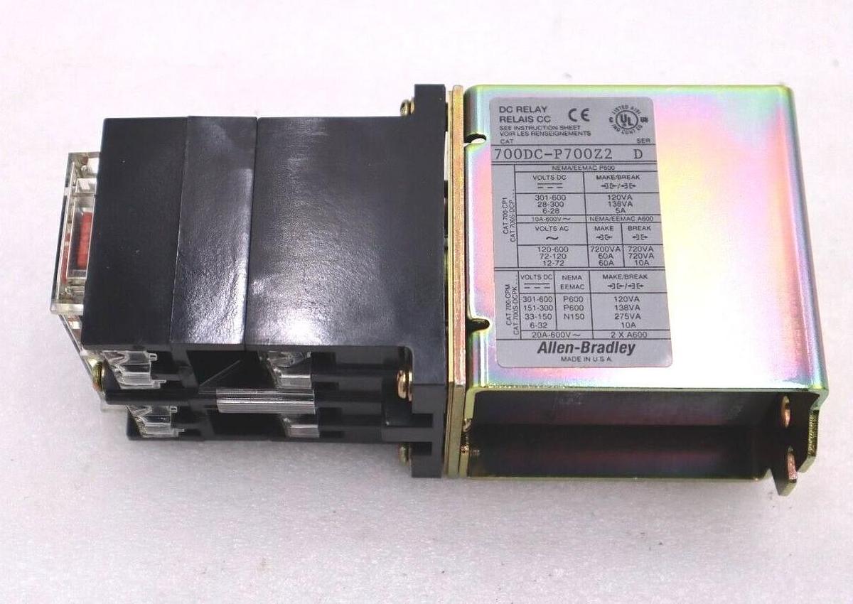 Used ALLEN BRADLEY BULLETIN 700DCP700Z2 DC RELAY RELAIS CC SERIES D #L-225