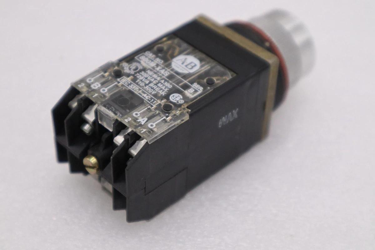 Used Allen-Bradley 800MR-JX4B Ser. A Small Round 3 Position Switch STOCK H1241A