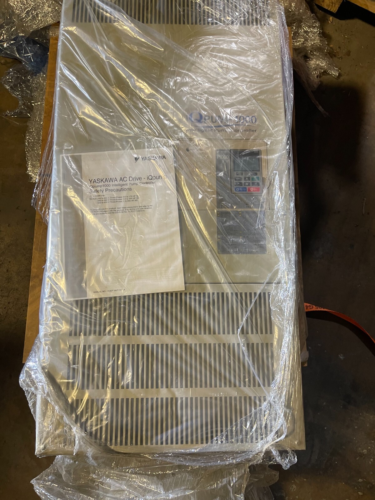 Used Yaskawa CIMR-PW4A0208AAA iQpump1000 Pump Drive NEW STOCK W-61