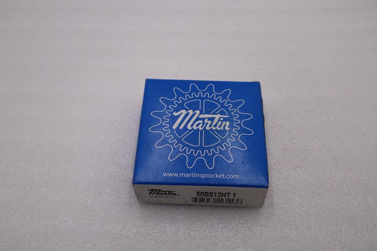 LOT OF 2 - MARTIN SPROCKET & GEAR INC 50BS12HT 1 / 50BS12HT1 STOCK H826A
