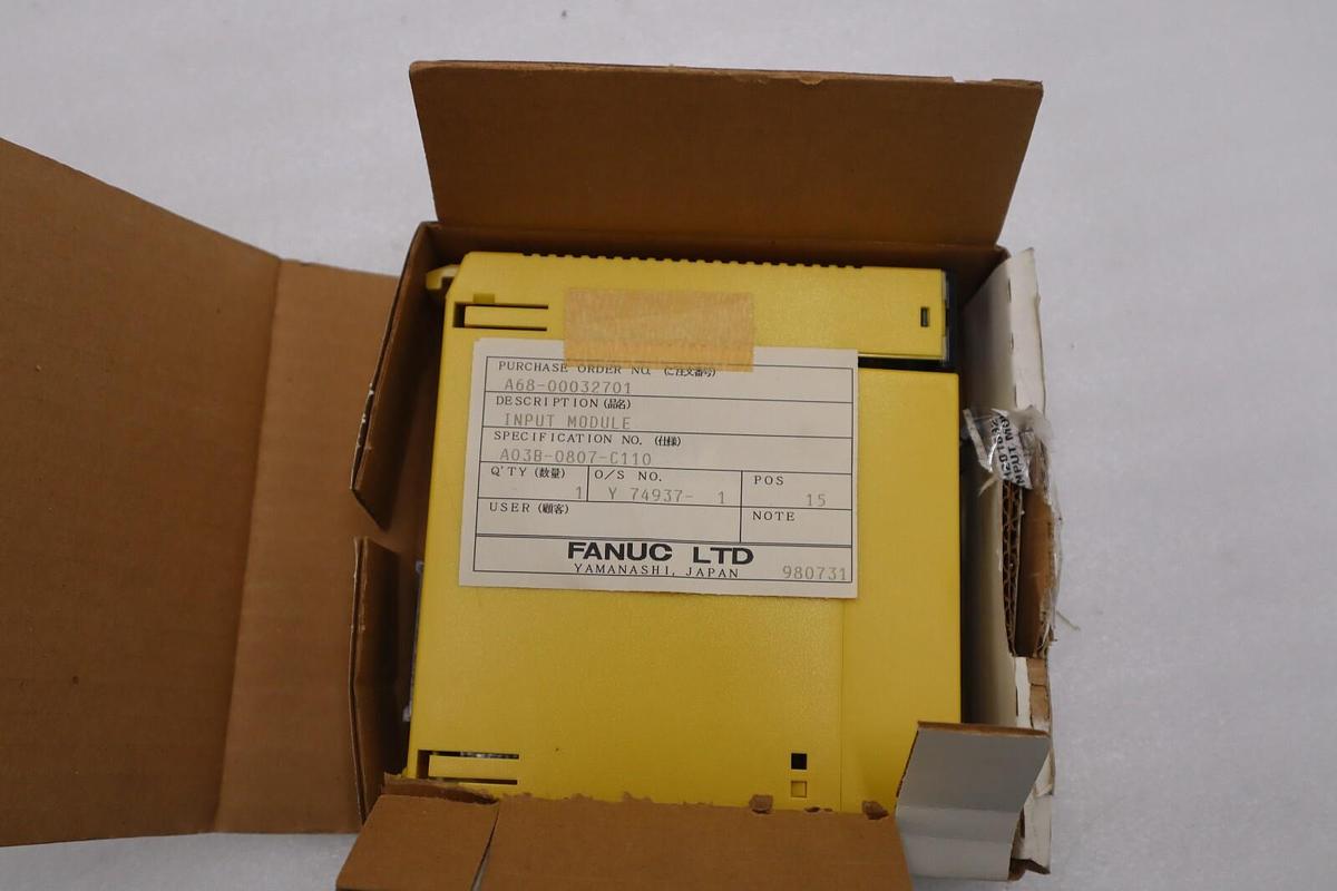 Used NEW OPEN BOX GE FANUC A03B-0807-C110 AID32E2 STOCK 611-D