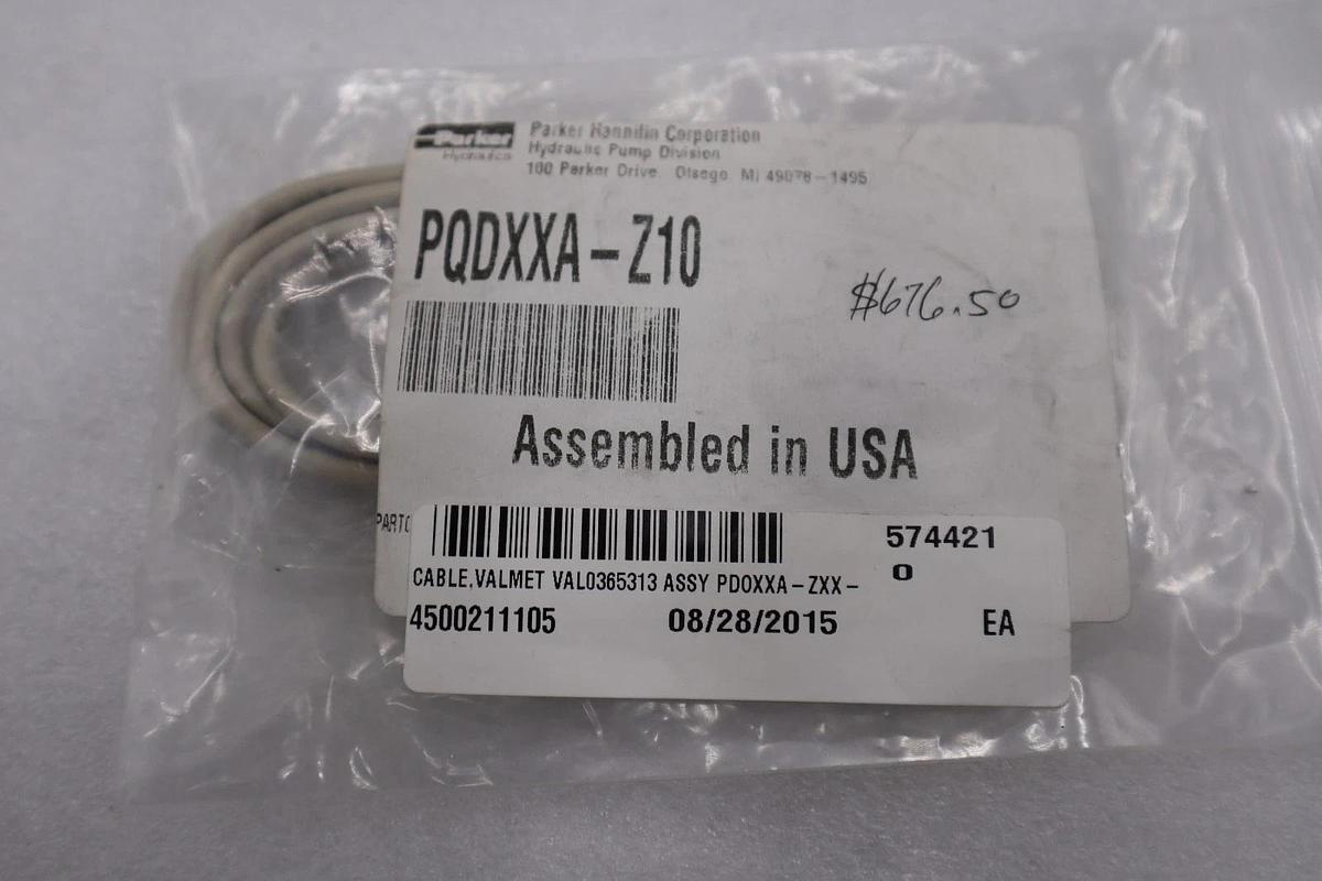 PARKER PQDXXA-ZXX-KABEL PROGRAMMING CABLE FOR PQDXXA-Z10 STOCK H1650A