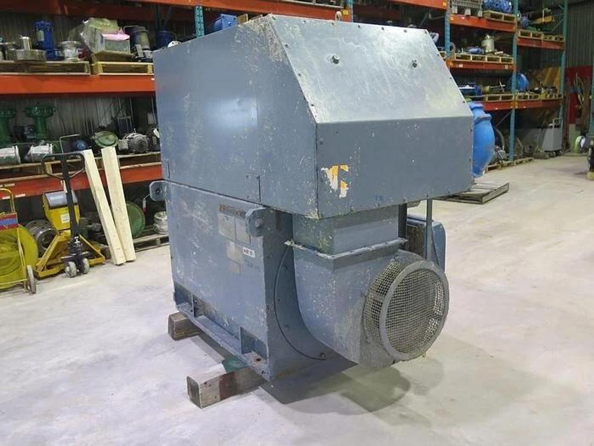 Used WESTINGHOUSE 500 HP REFINER MOTOR 4160V 713 RPM