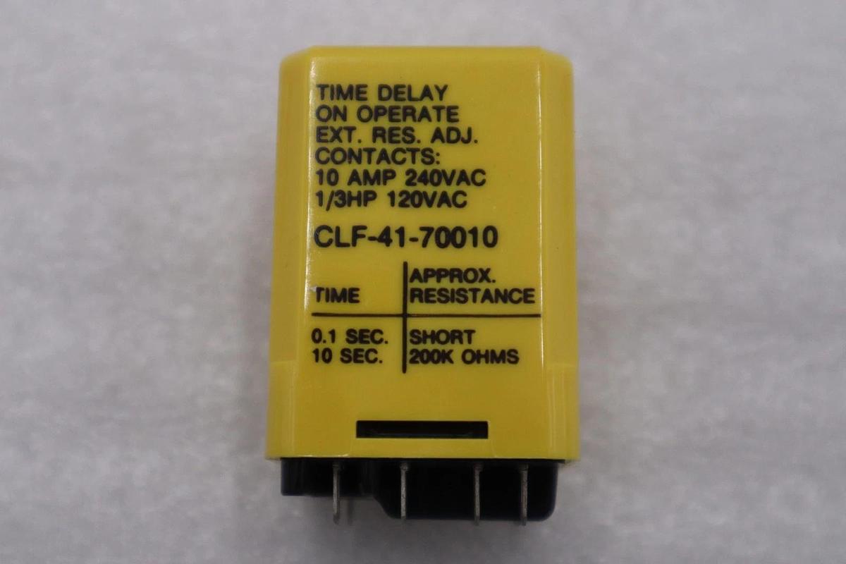 NEW OPEN BOX Potter & Brumfield CLF-41-70010 Time Delay Relay STK H1490A