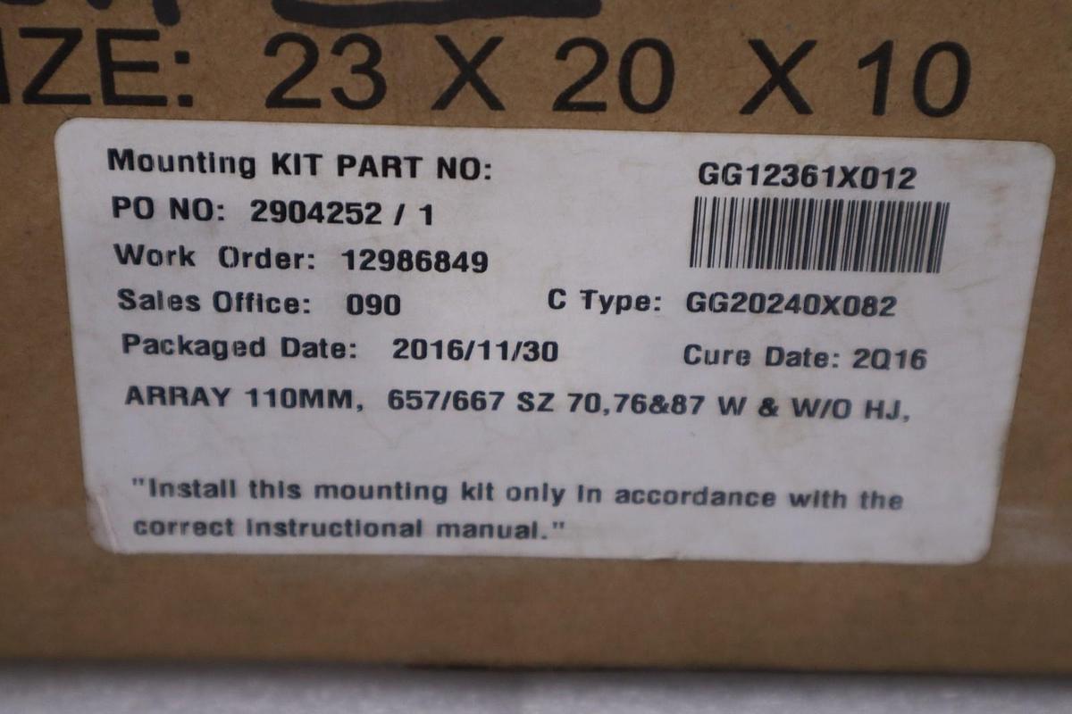 Used NEW OPEN BOX FISHER CONTROLS MTG-225-306624 STOCK GF409