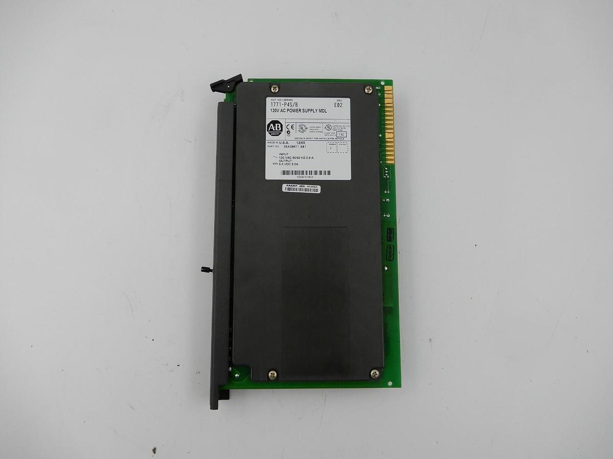 Used ALLEN BRADLEY 1771-P4S SERIES B 120V AC POWER SUPPLY MODULE LOT OF 2 STOCK 687