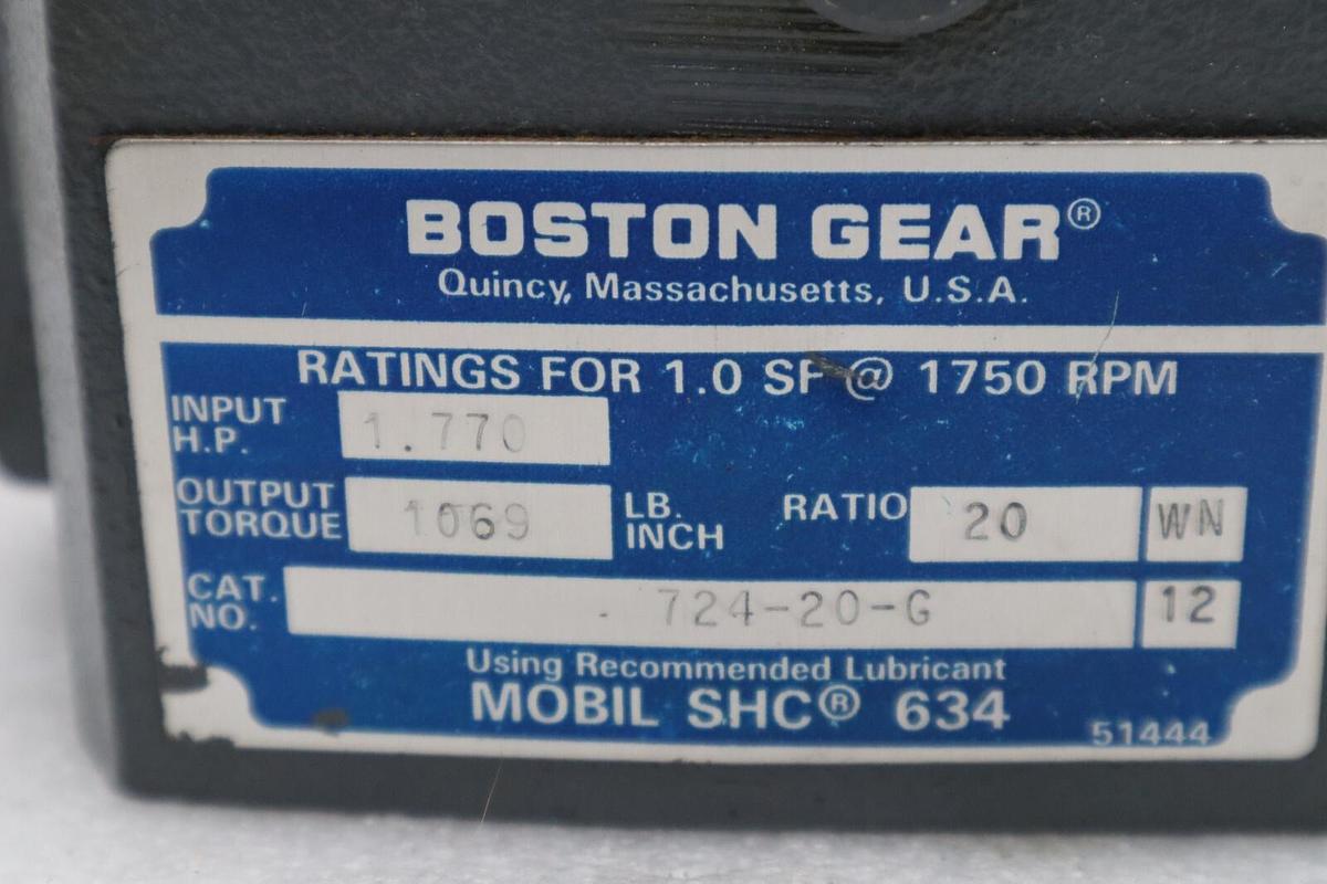 Used NEW ALTRA INDUSTRIAL MOTION 724-20-G/ 72420G WORM SPEED REDUCER STOCK 3021A