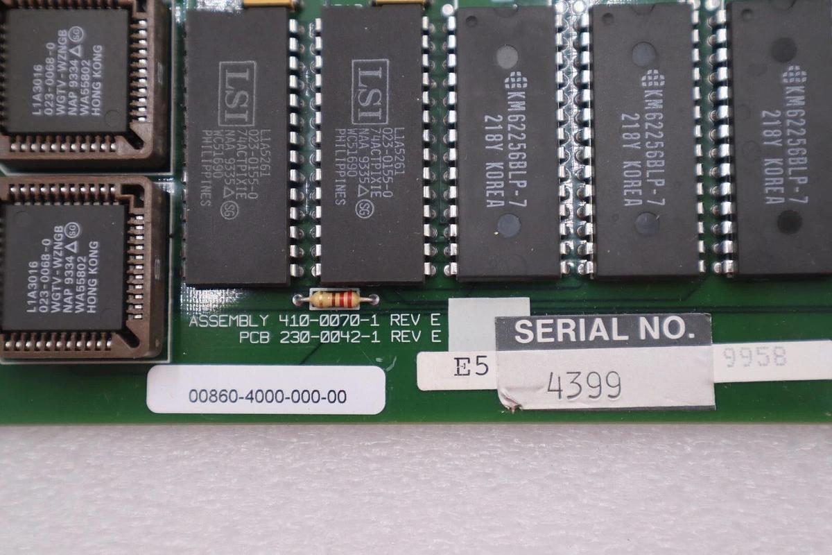 KULICKE AND SOFFA MOTHERBOARD 410-0070-1 230-0042-1 STOCK #2697