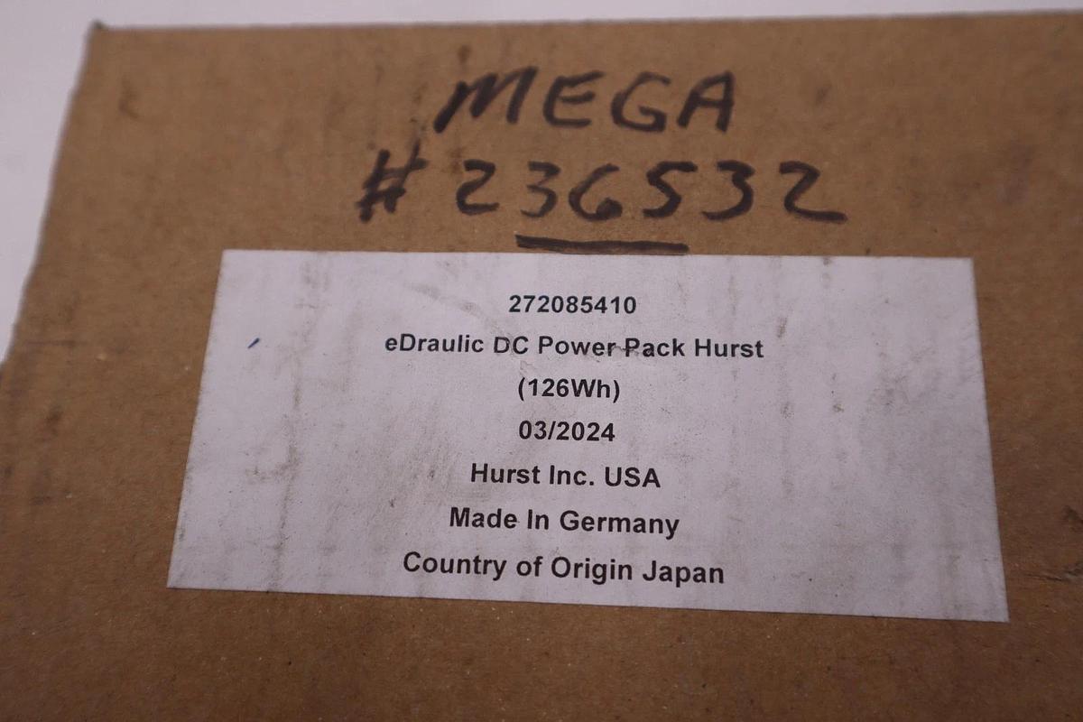 NEW OPEN BOX Hurst Jaws of Life EXL Battery 272085410 STK GF567