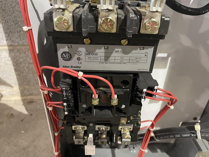Used Allen Bradley 2100 Series Bucket Size 3 Fusible Motor Control 509-D0D 120 V S-38