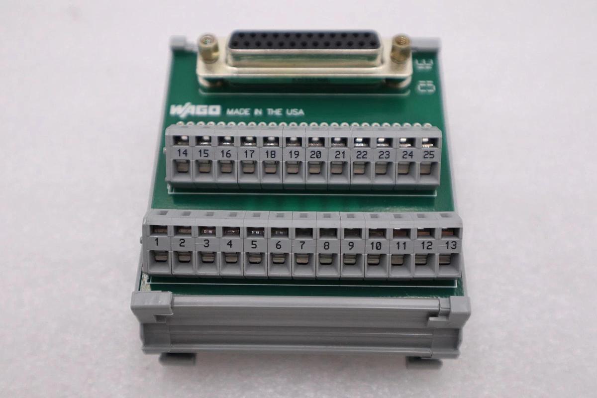 LOT OF 2 - NEW OPEN BOX Wago 50036753 Connector Module MOD-F-25 D SUB STK H1489A