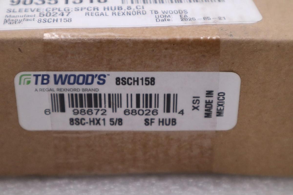 TB WOODS 8SC-HX1 5/8 STOCK #3460B