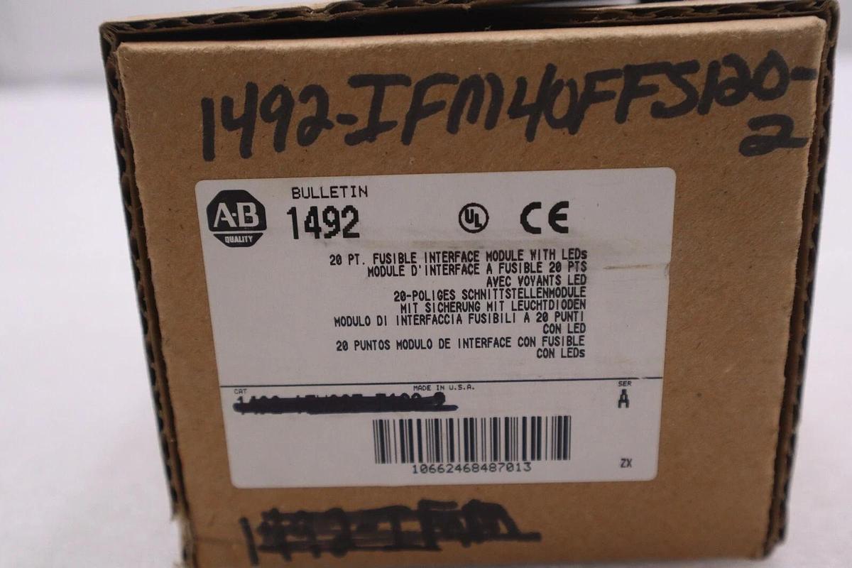 Used ALLEN BRADLEY 1492-IFM40FFS120-2 SER A Interface Module #4084