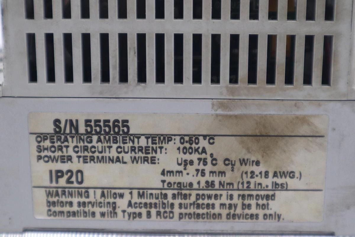 Used ALLEN BRADLEY 160-AA04NSF1 1 HP SPEED DRIVE 240 VAC 1 SER B #K-2576-B