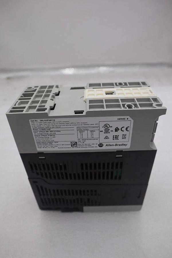 Allen-Bradley 25A-D2P3N114 PowerFlex 523 0.75KW 1HP Drive 25AD2P3N114 NEW 2081-A