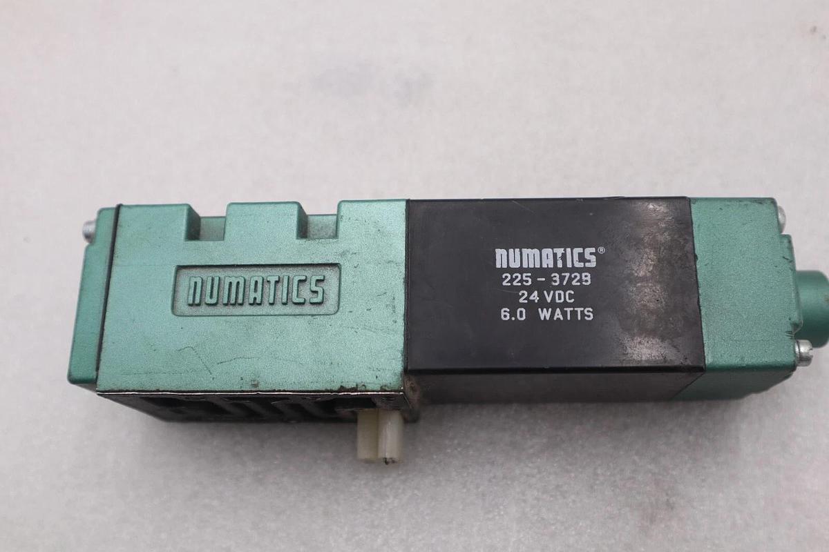 Used Numatics 225-372B Solenoid Air Control Valve 150 PSIG-AIR 24 VDC STOCK K-3816