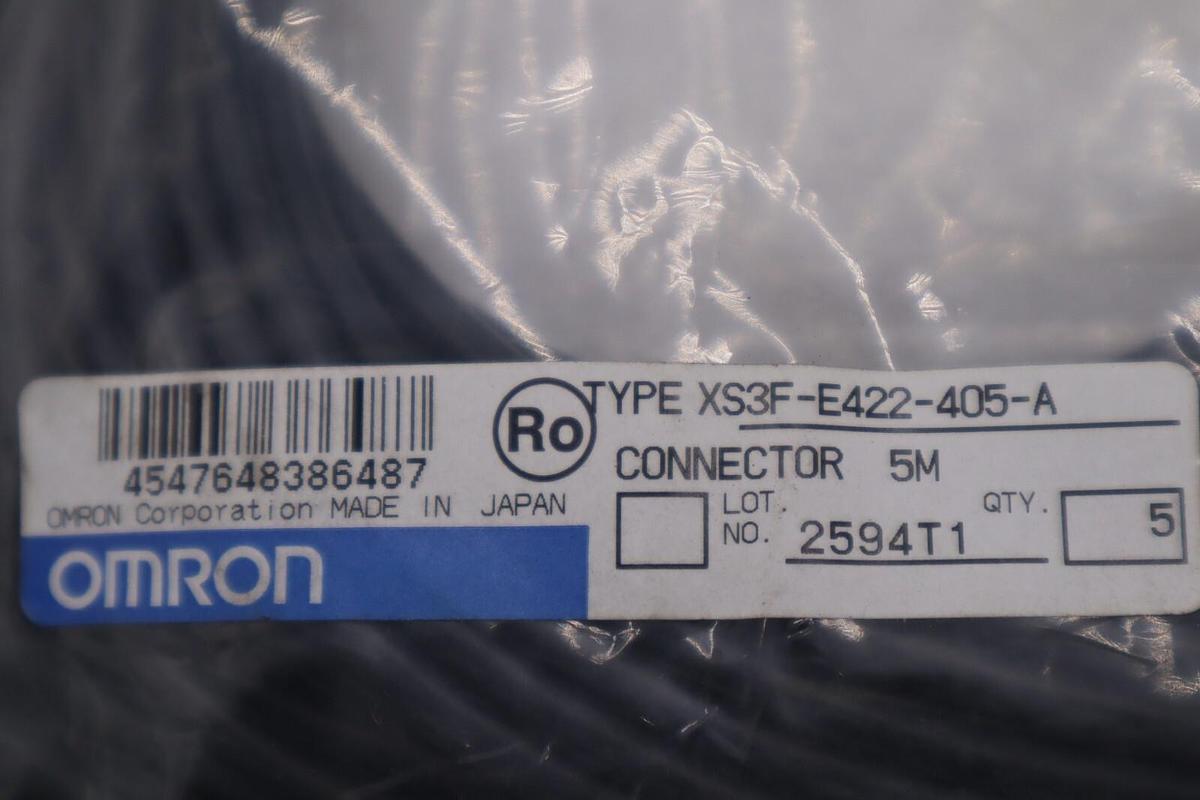 OMRON XS3F-E422-405-A / XS3FE422405A CONNECTOR NEW STOCK L-148-A